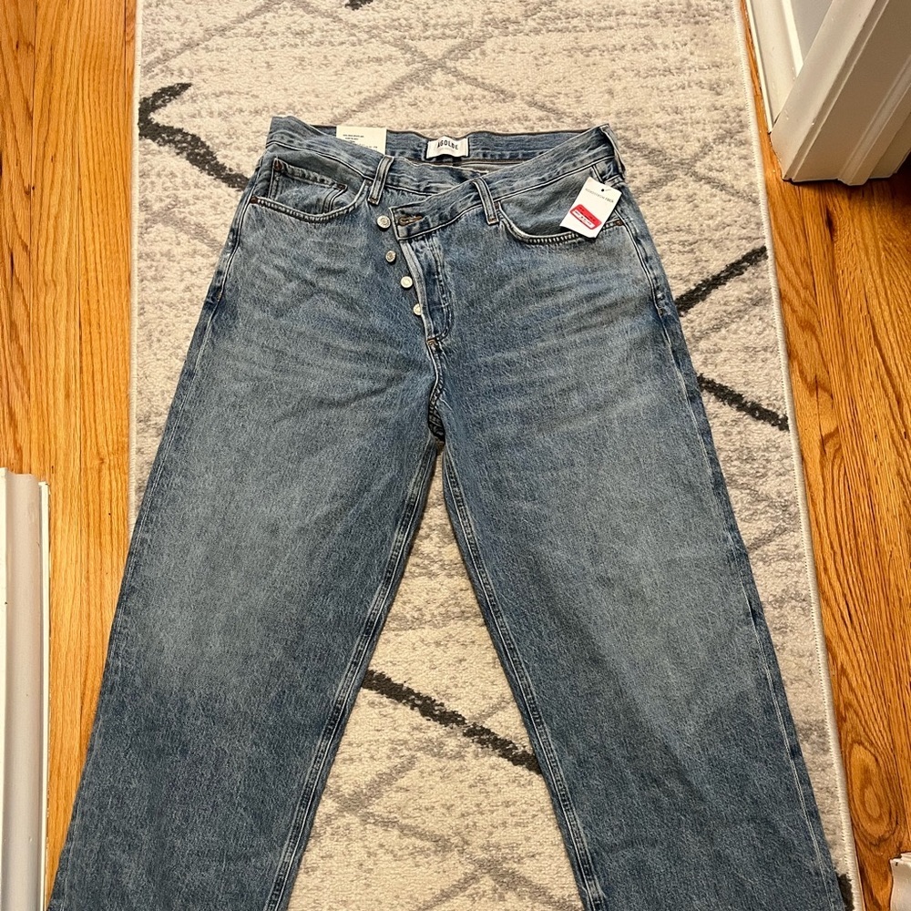 Agolde criss cross jeans